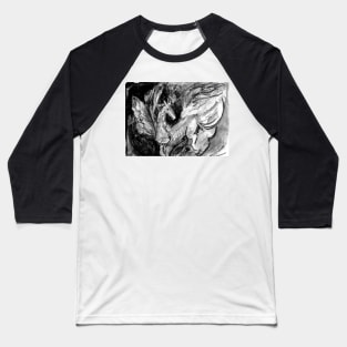 Pegasus - monochrome Baseball T-Shirt